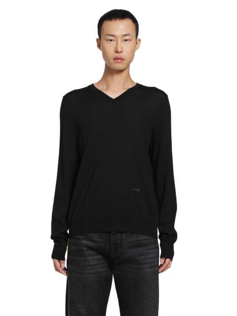 FENDI Wool V-neck Sweater