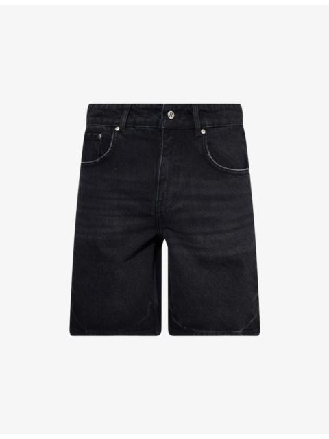 REPRESENT Tailored Straight-Leg Denim Shorts