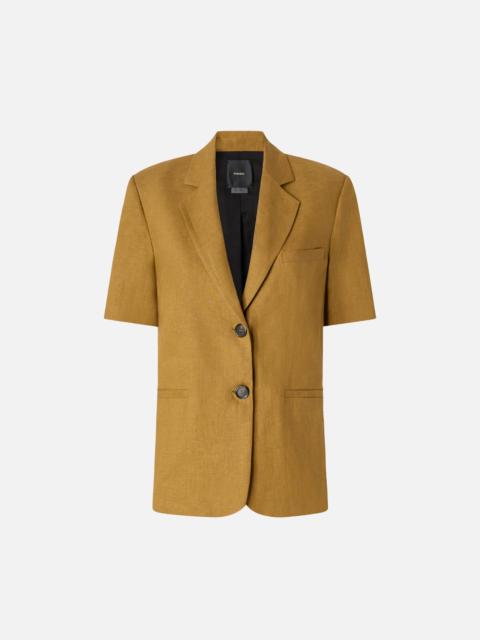 PINKO SHORT-SLEEVED LINEN JACKET