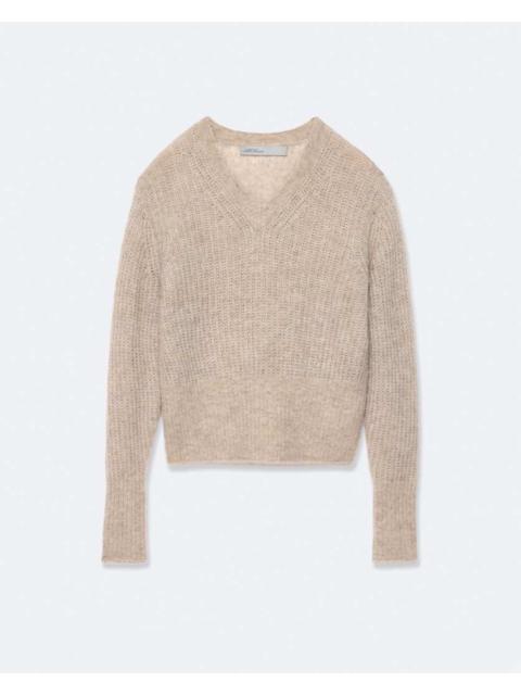 ALLSAINTS MABEL ALPACA-BLEND V-NECK SWEATER
