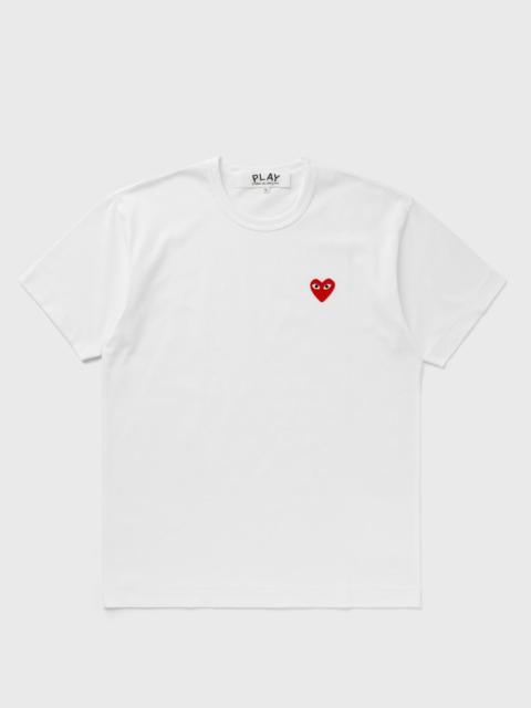 Comme des Garçons PLAY T-SHIRT RED EMBLEM KNIT