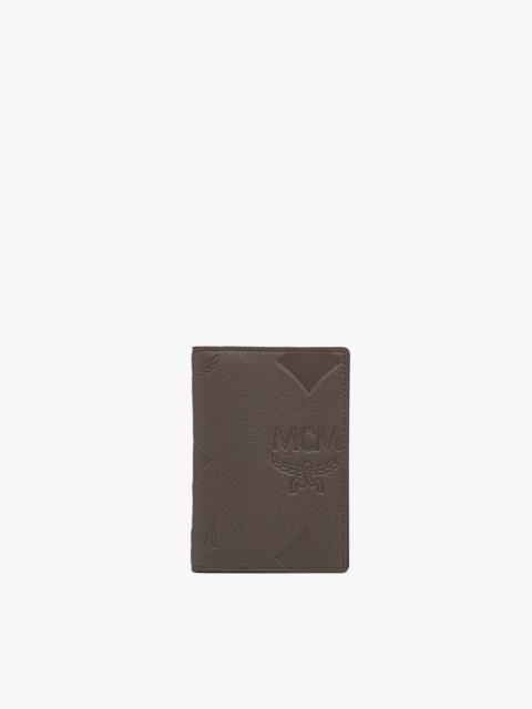 MCM Aren Bifold Card Wallet in Maxi Monogram Leather