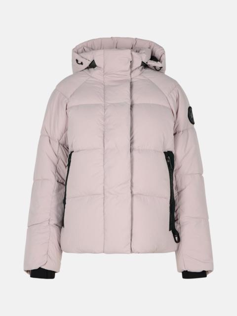 PINK NYLON JUNCTION PUFFER JACKET