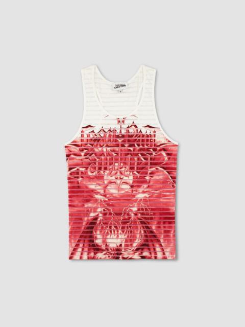 Jean Paul Gaultier Printed Diablo tank top