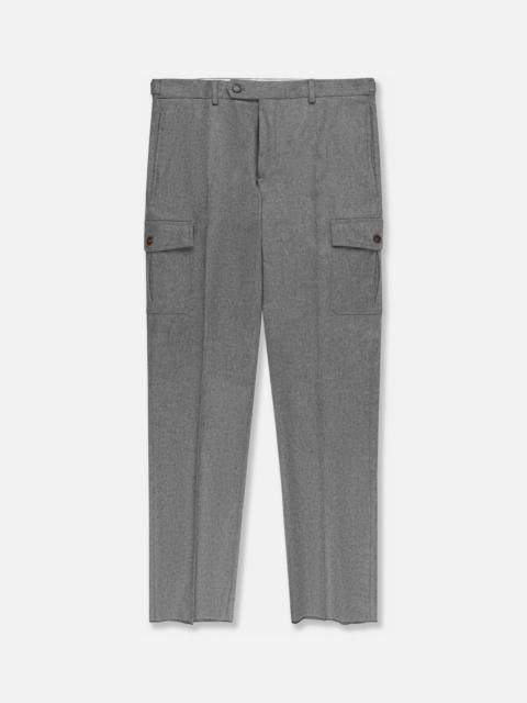 SLOWEAR Tapered-fit wool blend trousers