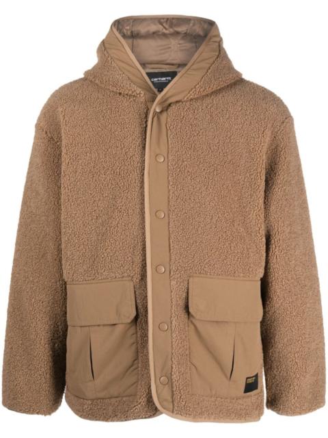 Carhartt Devin faux-shearling hooded jacket