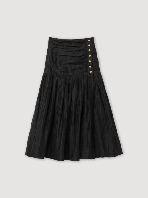 Sandro Gathered long skirt