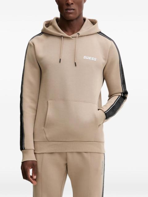 GUESS USA logo-band hoodie
