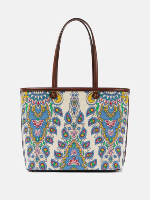 Etro Essential Large canvas tote bag
