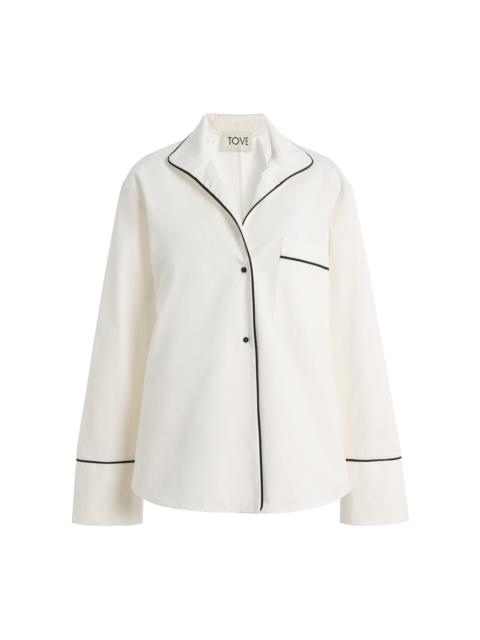 TOVE Sylvie Collared Cotton Shirt