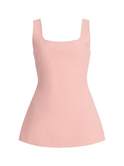HIGH SPORT Inna Cotton-Blend Knit Top pink