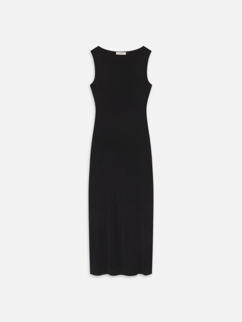 FRAME The Drape Dress in Black