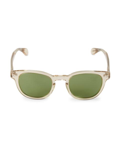 Oliver Peoples Men's Sheldrake 49MM Phantos Sunglasses - Light Beige