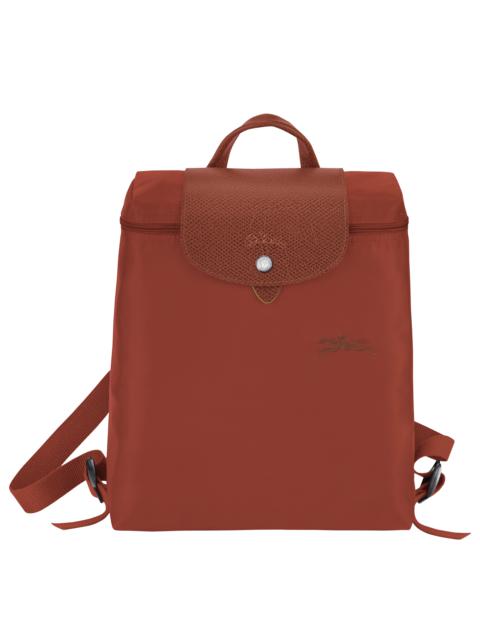 Longchamp Le Pliage Green M Backpack Chestnut - Recycled canvas