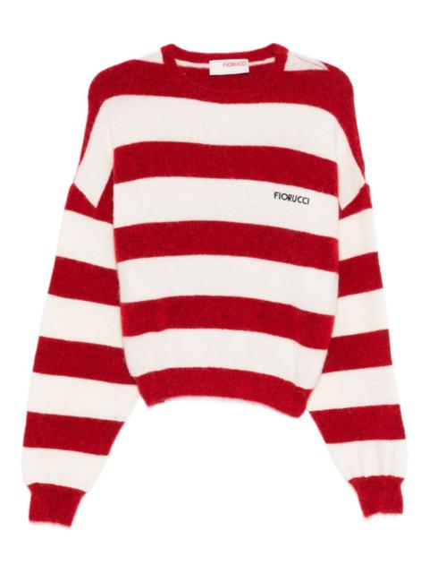 FIORUCCI striped crew-neck jumper
