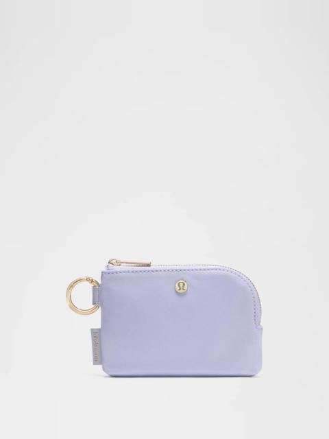 lululemon Clippable Card Pouch *Metal Hardware