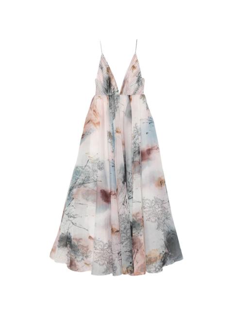 Aje. Avery Avery abstract-print gown