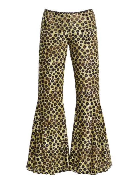 SIEDRÉS Jeslynn Cheetah Flared Pants multi