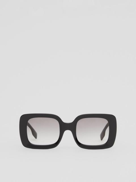 Burberry Monogram Motif Square Frame Sunglasses