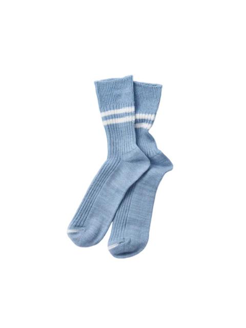 ROTOTO® R1468 Hemp organic Socks - Morning Blue/White
