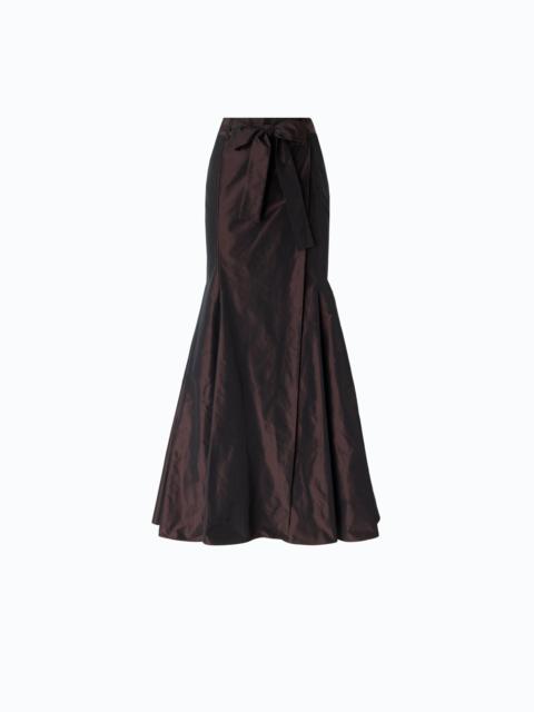 PINKO LONG TAFFETA MERMAID SKIRT