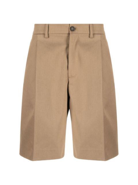 wide-leg Bermuda shorts