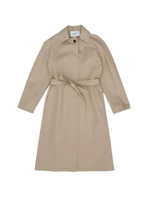 ALAÏA belted raincoat