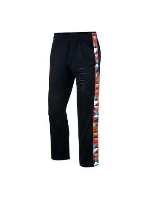 Air Jordan Cny Tricot Printing National Flag Sports Long Pants Black CD9040-010