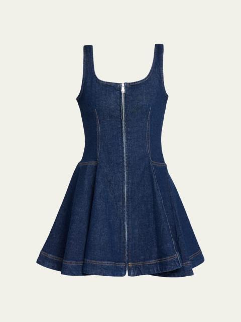 SIMKHAI Eleodra Denim Mini Dress