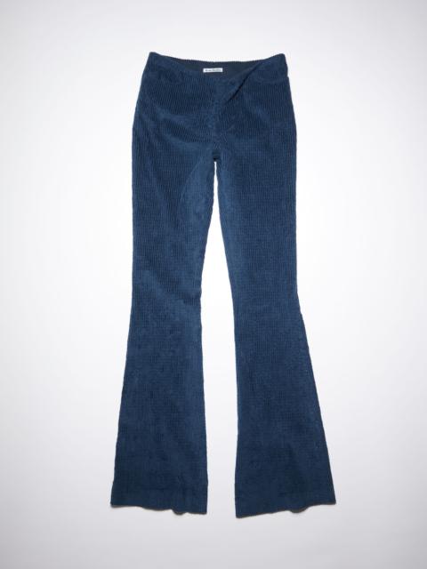 Acne Studios Corduroy trousers - Blackbird blue