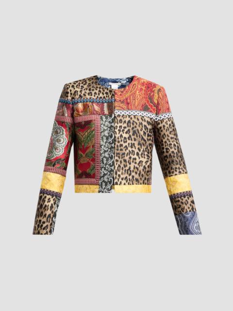 Alice + Olivia Women's Kidman Patchwork Jacket - Multi
