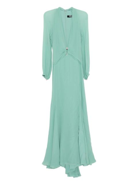VERSACE silk georgette gown