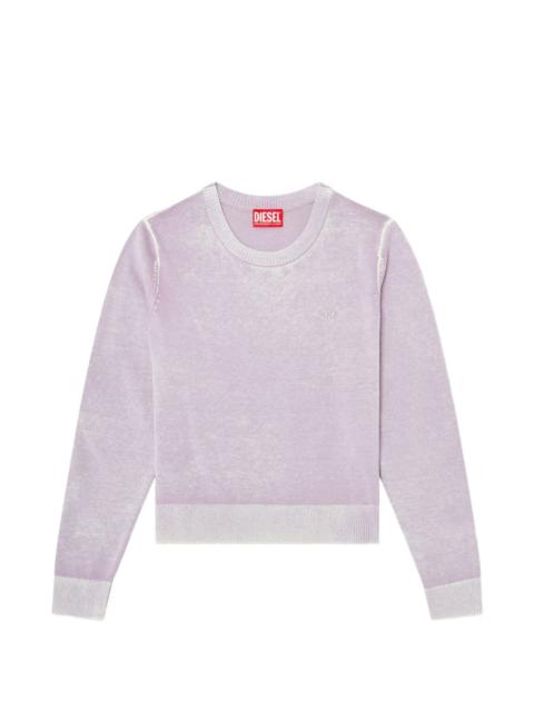 Diesel jumper with faded reverse print
