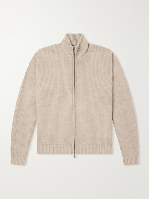 FRESCOBOL CARIOCA Minas Merino Wool Zip-Through Sweater