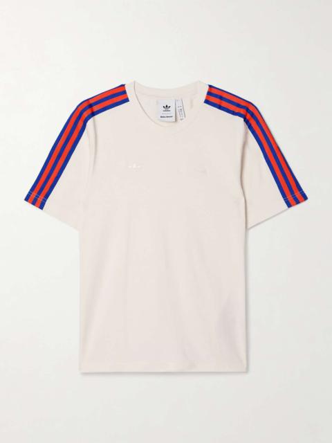 + Wales Bonner webbing-trimmed organic cotton-jersey T-shirt