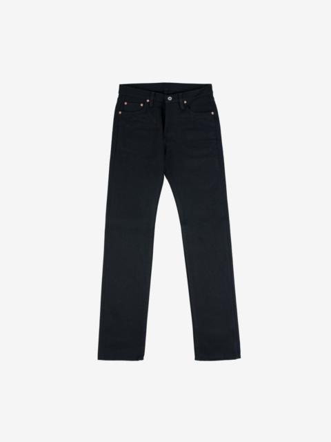 IH-666S-SB 21oz Selvedge Denim Slim Straight Cut - Superblack Non-Fade