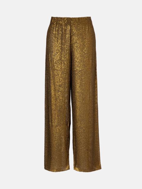 NORMA KAMALI Elephant high-rise wide-leg pants