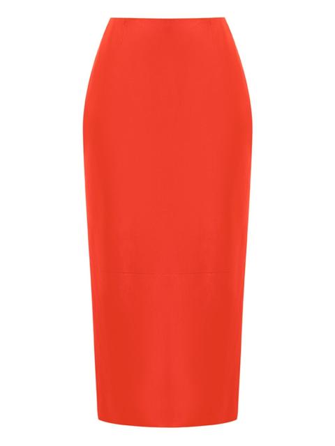 Zimmermann TRANQUILLITY LEATHER SKIRT