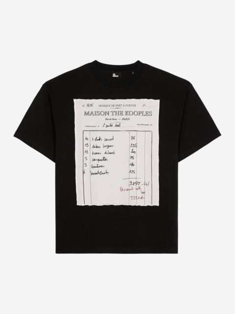 The Kooples LOOSE BLACK T-SHIRT