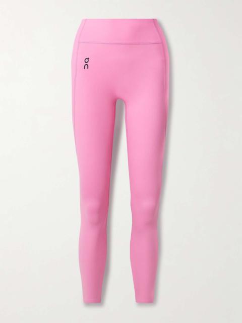 On Studio 7/8 stretch recycled leggings Pink