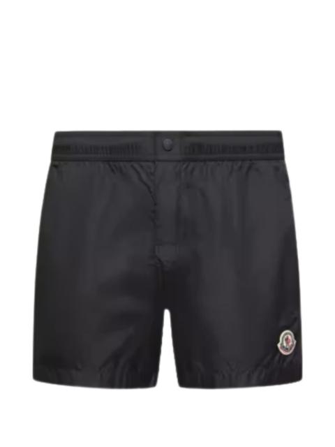 Moncler logo-patch swim shorts