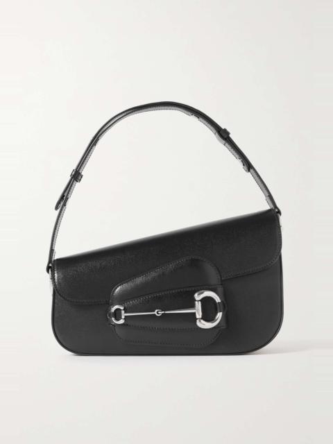 GUCCI 1955 horsebit-detailed leather shoulder bag