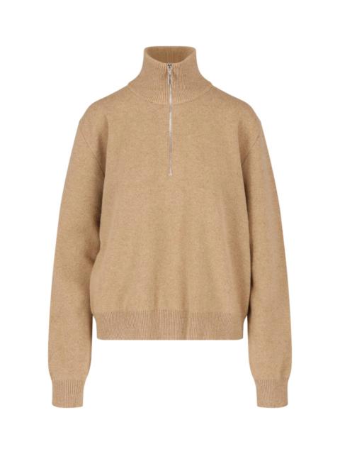 RÓHE WOOL ZIP SWEATER