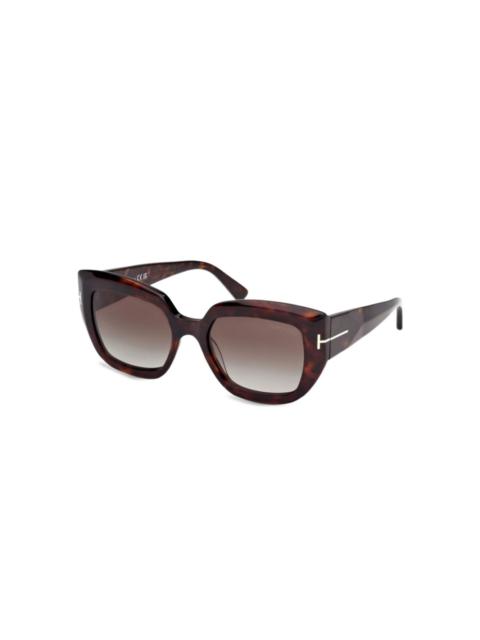 TOM FORD tortoiseshell square sunglasses