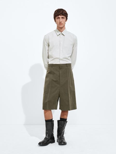 Bottega Veneta Cotton and Silk Crinkled Shorts