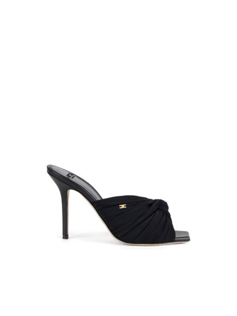 ELISABETTA FRANCHI draped crossed strap sandals