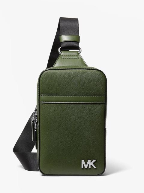MICHAEL KORS Cooper Medium Leather Sling Bag