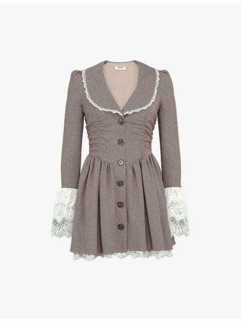 House of CB Emmeliette Satin Mini Dress