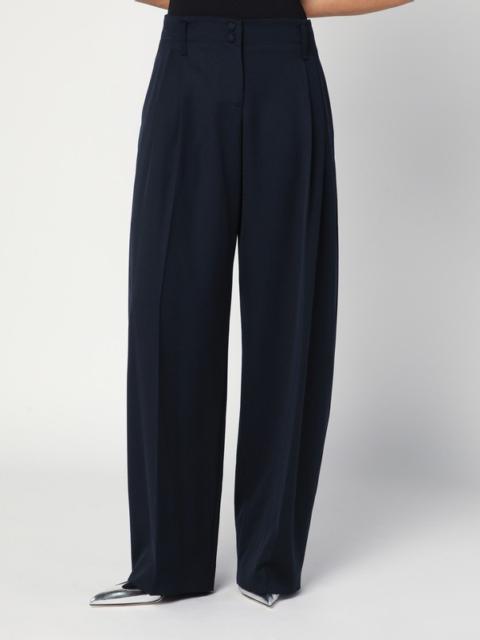 Victoria Beckham Pantalone Alina grey in wool | REVERSIBLE
