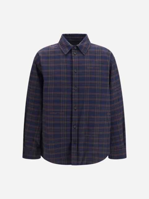 Off-White Oversized padded flannel Shirt